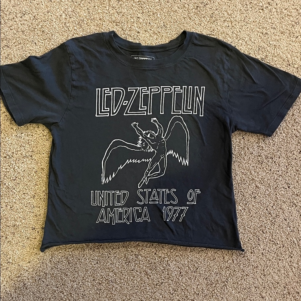 Kids Led-Zeppelyn Black Graphic Tee